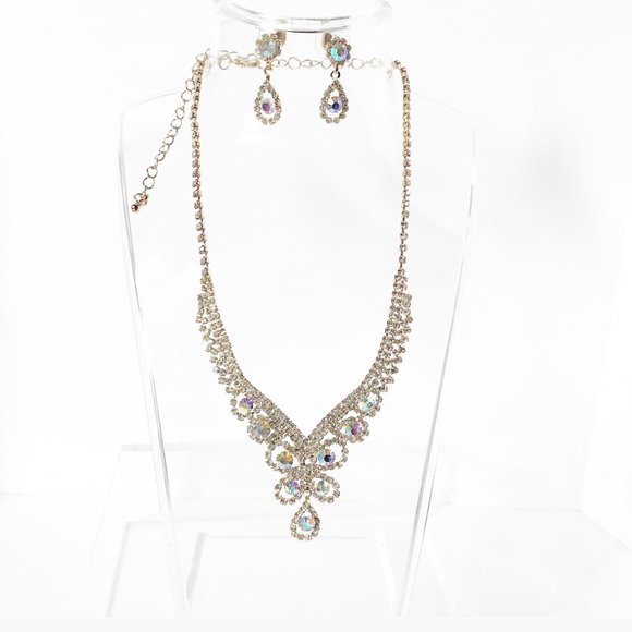 Bridal Jewelry Set | Camilla Iridescent - Picture 2 of 9